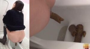 美尻と大量脱糞