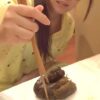 箸で分解女子